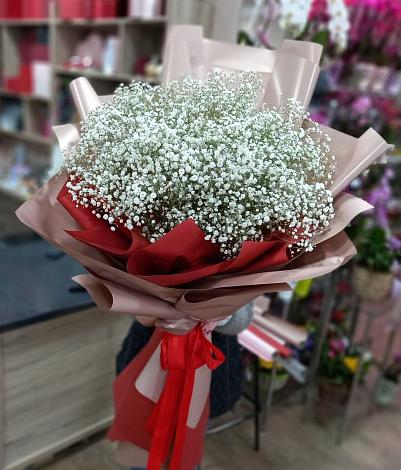 Букет цветов из: Гипсофила в Пионерский